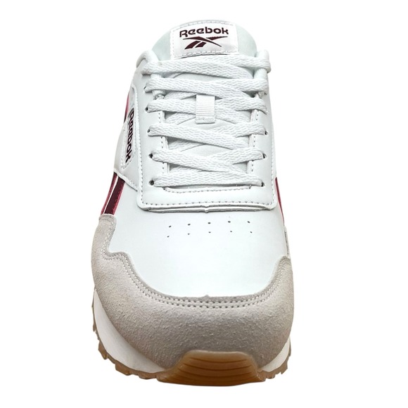 Reebok Harman Run Mens Classic Style Sneakers Size 10 White/Burgundy Ortholite - Picture 5 of 11